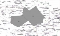 mapa prostorů vojenského cvičení QVADIS
