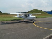 První C 162 na letišti v Hradci Králové