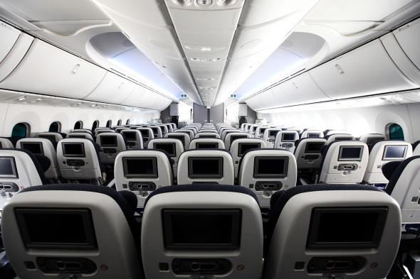 B787 British Airways cabin