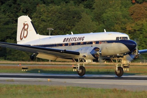 Douglas DC 3 Dakota přistání