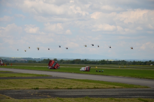 zahájení Helicopter Show 2016