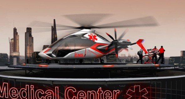 Airbus Helicopter gyrodyn CS2 medical