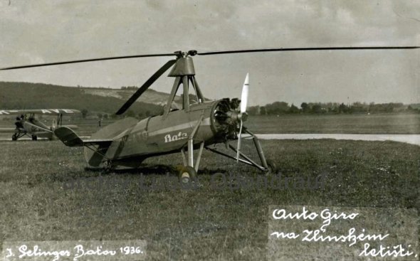 Cierva C.30A firmy Baťa