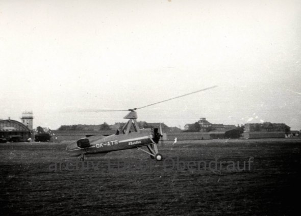 Cierva C.30A letiště Praha Kbely