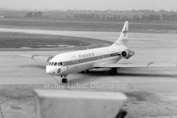 Aerospatiale S.E. 210 Praha Ruzyně Finnair