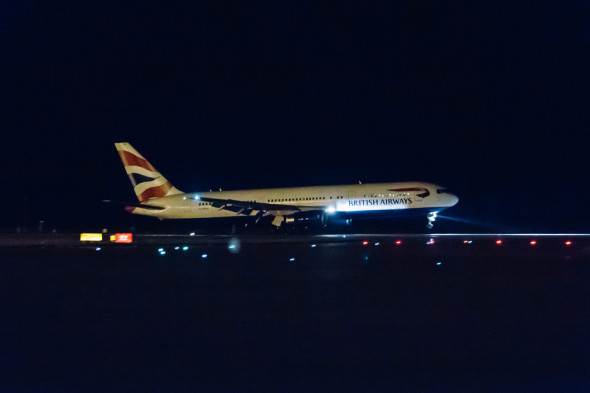 Boeing 767 poslední přistání british airways