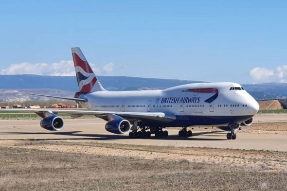 Boeing B 747 British Airways Teruel