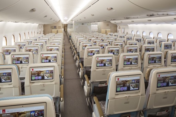 Emirates Airbus A380 Premium Economy třída